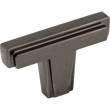 Jeffrey Alexander 2" Black Nickel Lexa Cabinet "T" Knob 259BN